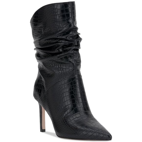 Jessica Simpson Womens Elisti Slouchy Pointed Toe Booties Black Size 9.5M NIB - Picture 1 of 6